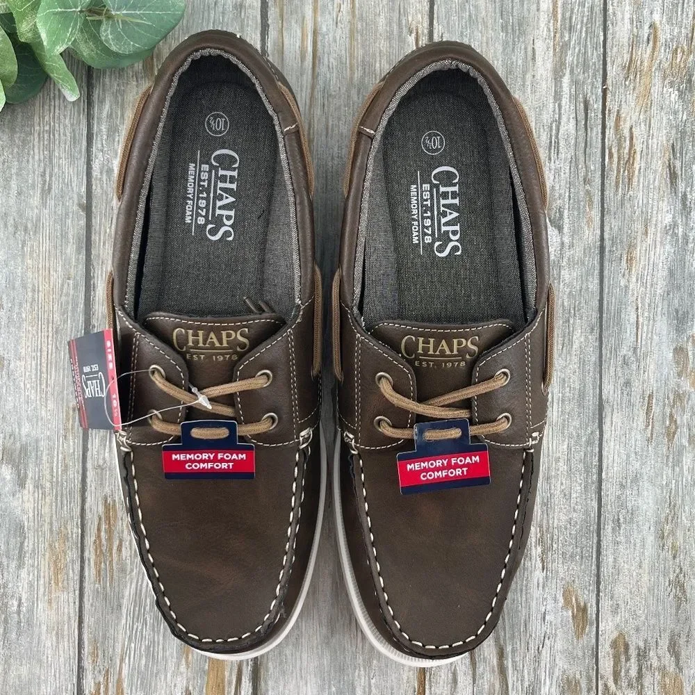 Men’s Chaps Benny Boat Shoes Size 10.5